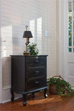 Accent Table Aged Black-Lange General Store
