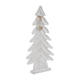 All is Calm Distressed White Wooden Tree-Lange General Store