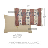 America The Beautiful Pillow-Lange General Store