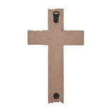 American Flag On Distressed Cross Wall Sign-Lange General Store