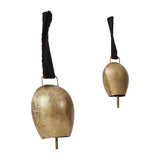 Antique Gold Metal Bell Set of 2-Lange General Store