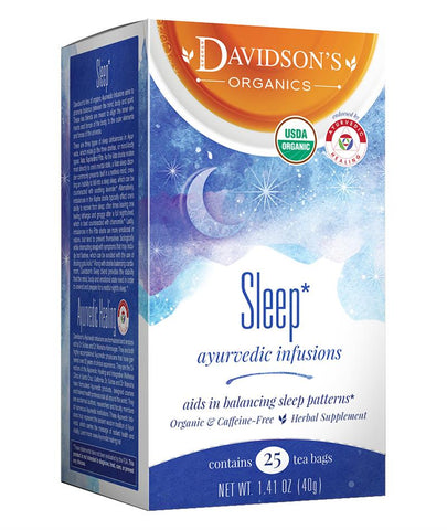 Ayurvedic Infusions Sleep Organic Tea 25 Bag Box-Lange General Store