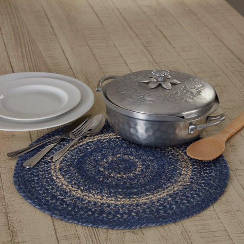 Blue Falls Braided Trivet 15"-Lange General Store