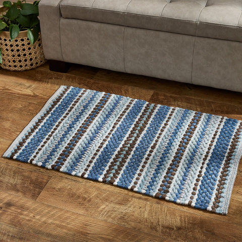 Bluebecca Chindi Rag Rug-Lange General Store