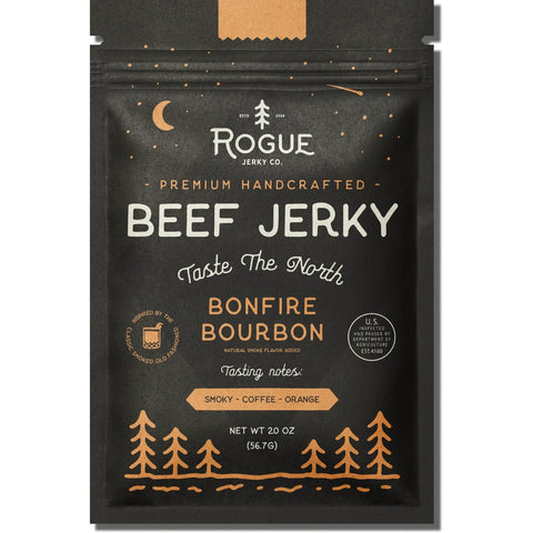 Bonfire Bourbon Beef Jerky-Lange General Store