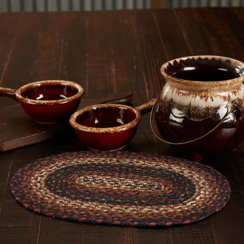 Brick Raven Braided Placemat-Lange General Store