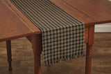 Bridgeton Black Table Runners-Lange General Store