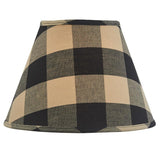 Buffalo Black and Tan Check Lamp Shade-Lange General Store
