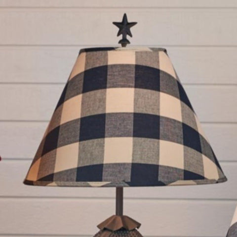 Buffalo Black and Tan Check Lamp Shade-Lange General Store