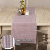 Burgundy Ribbed Table Runners-Lange General Store