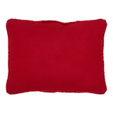 Cable Knit Sweater Pillow Red-Lange General Store