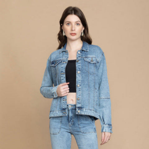 Cassie Designer Denim Jacket-Lange General Store