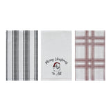 Cherry Ann Vintage Santa Tea Towel Set of 3-Lange General Store