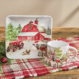 Christmas At The Farm Dinnerware-Lange General Store