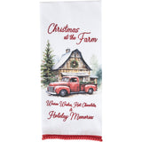 Christmas At The Farm Dishtowels-Lange General Store