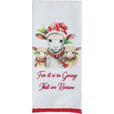 Christmas At The Farm Dishtowels-Lange General Store