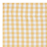 Cornsilk Yellow Buffalo Check Door Panel Curtain-Lange General Store