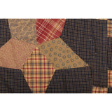 Country Blue Star Quilted Table Runners-Lange General Store