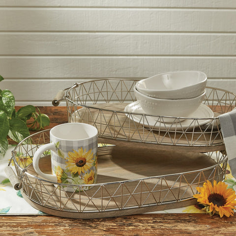 Crestmont Oval Tray Set-Lange General Store