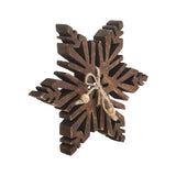 Dark Wooden Snowflakes-Lange General Store