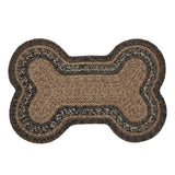 Espresso Dog Bone Braided Rug-Lange General Store