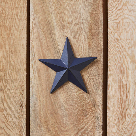 Faceted Metal Star Blue - Multiple Sizes-Lange General Store