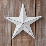Faceted Metal Wall Star White - Multiple Sizes - Lange General Store