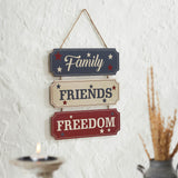 Family Friends Freedom Wall Hanging-Lange General Store