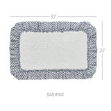 Farmstead Black Bath Mat-Lange General Store