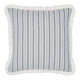 Farmstead Black Grain Stripe Fabric Euro Sham-Lange General Store