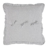 Farmstead Black Ticking Stripe Euro Sham-Lange General Store