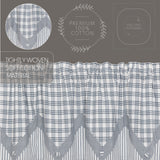 Farmstead Blue Layered Valance-Lange General Store