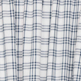 Sawyer Mill Blue Plaid Short Panel Curtains-Lange General Store