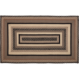 Sawyer Mill Charcoal Collection Braided Rugs - Rectangle-Lange General Store