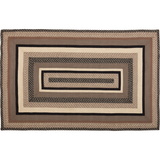 Sawyer Mill Charcoal Collection Braided Rugs - Rectangle-Lange General Store