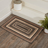 Farmstead Charcoal Collection Braided Rugs - Rectangle-Lange General Store