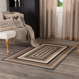 Sawyer Mill Charcoal Collection Braided Rugs - Rectangle-Lange General Store