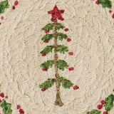 Feather Tree & Holly Braided Coaster Set-Lange General Store