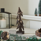 Festive Boughs Dark Wooden Trees-Lange General Store