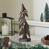 Festive Boughs Dark Wooden Trees-Lange General Store