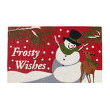 Flurry Snowman Door Mat-Lange General Store