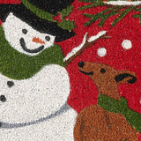 Flurry Snowman Door Mat-Lange General Store