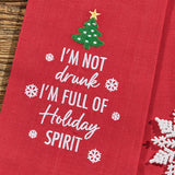 Full Of Holiday Spirit Dishtowel-Lange General Store