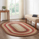 Ginger Spice Collection Braided Rugs - Oval - Lange General Store