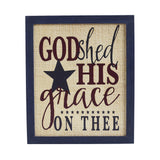 God Shed His Grace On Thee Framed Wall Sign-Lange General Store