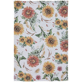 Gold and Red Sunflowers Dish Towel-Lange General Store