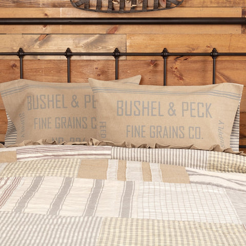 Graycie Feed Sack Pillow Cases - Lange General Store
