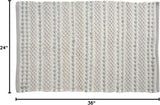 Grey & Creme Chindi Rag Rug-Lange General Store