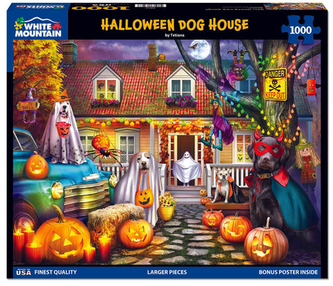 Halloween Dog House Puzzle-Lange General Store