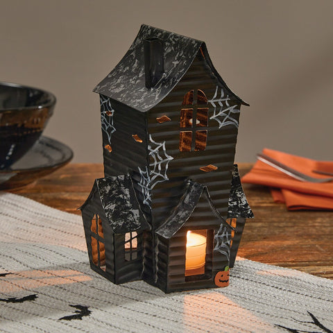 Haunted House Tealight Holder-Lange General Store
